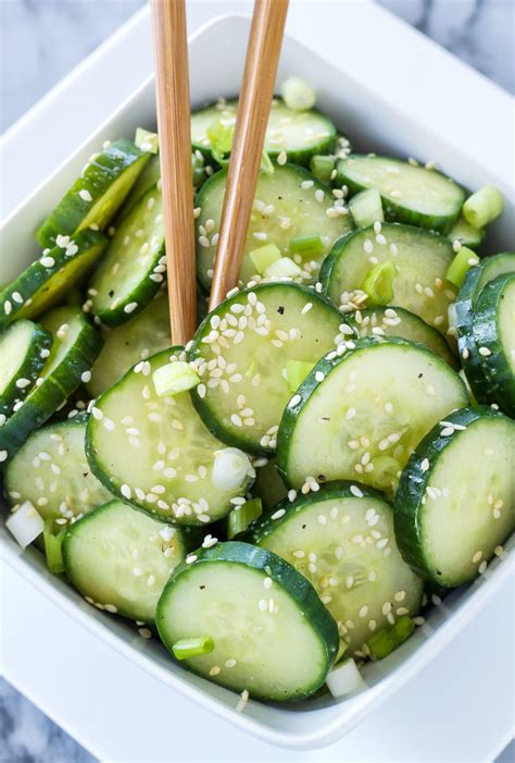Asian Cucumber Sesame Salad Recipe Runner