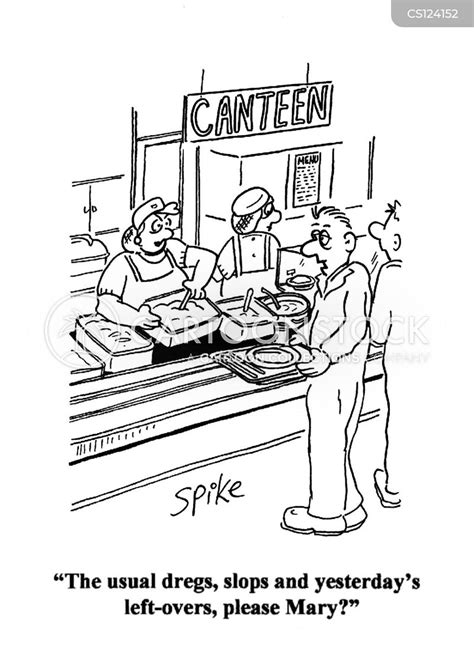Canteen Food Cartoon