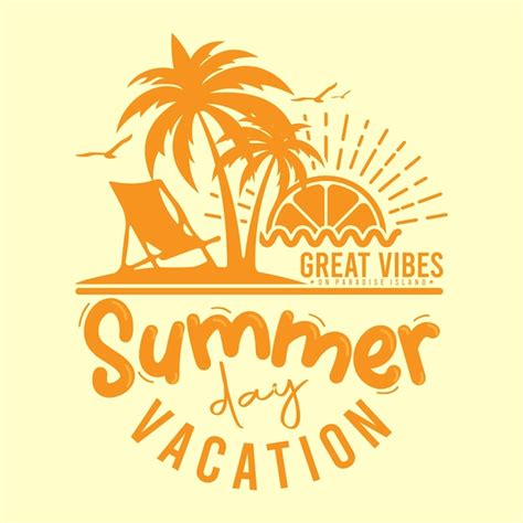 Premium Vector Summer Day Vacation