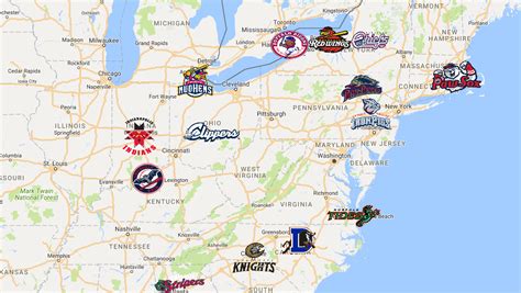 Ozone Sightseeing Slink Minor League Baseball Map Transfer Walnut Move