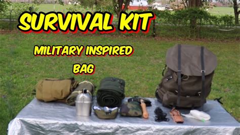 Survival Kit Military Surplus Styled Kit Diy Youtube