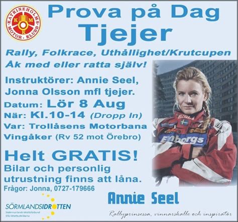Folkrace Annie Seel Rally Princess Of Dakar