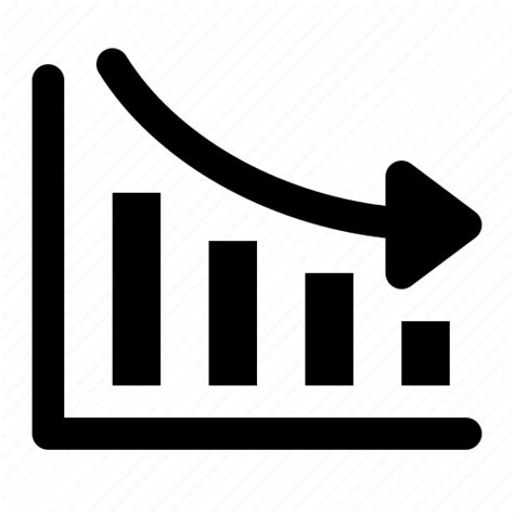 Chart Decrease Loss Market Statistics Stock Icon Download On