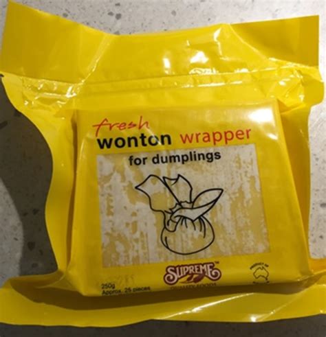 Lay 6 gow gee wrappers on a flat surface. Wonton Wrappers by Supreme Review - Review Clue