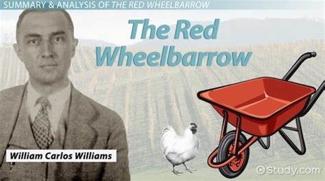 The Red Wheelbarrow By William Carlos Williams Summary Theme