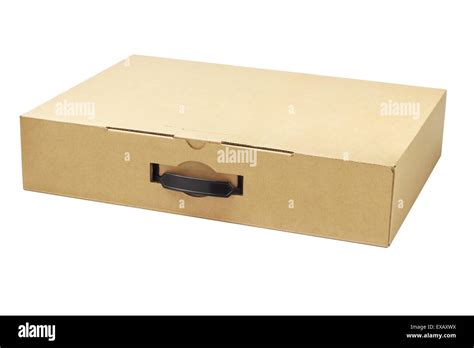 Laptop Computer Packaging Box On White Background Stock Photo Alamy