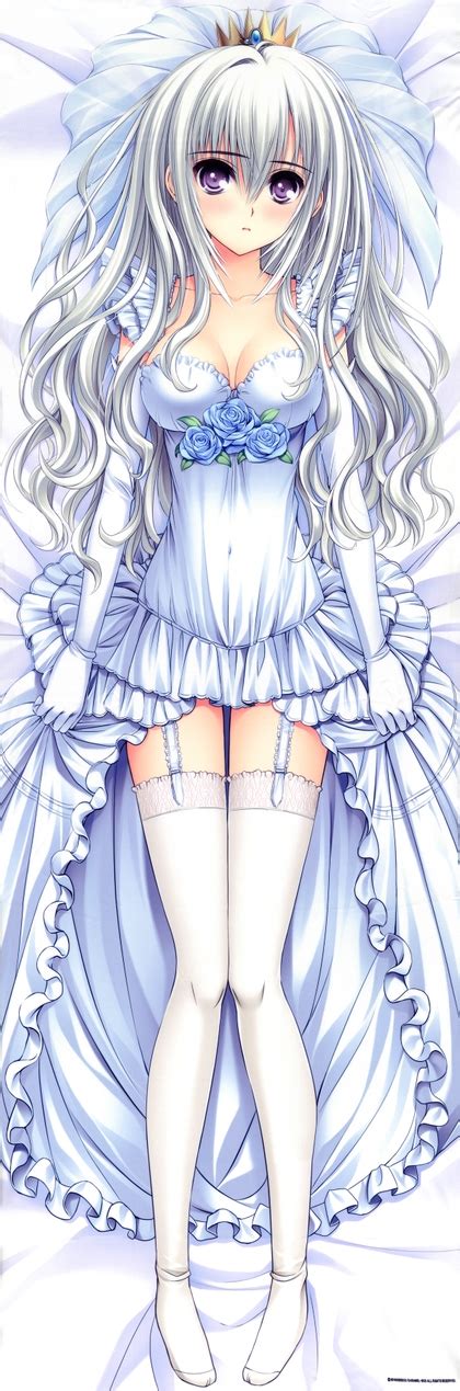 Dress Long Hair Short Hair Thigh Highs Anime Wedding Dress