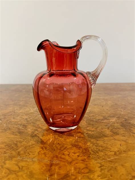 Antiques Atlas Antique Victorian Cranberry Glass Jug