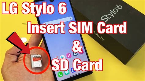 Review your selections and click 'write' to begin writing data to the sd card. LG Stylo 6: How to Insert SIM CARD & SD CARD Properly ...