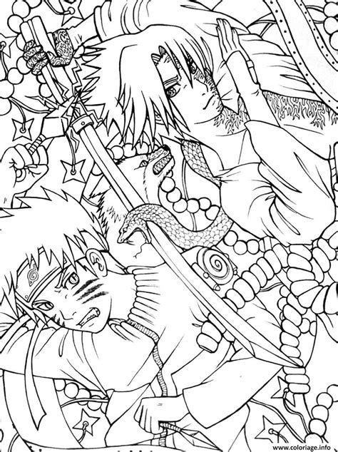 Coloriage Manga Naruto 46