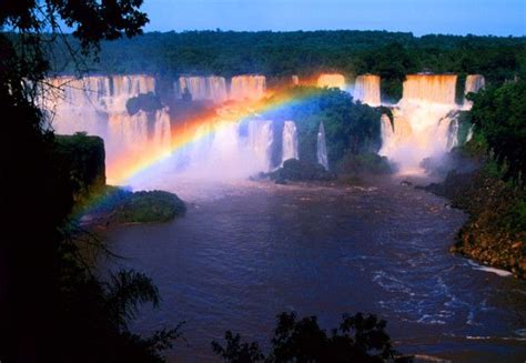 Iguazu Falls Rainbow Rainbows Pinterest