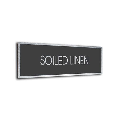 Soiled Linen Door Sign Clearly Label Every Room In Your Facility With