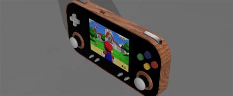 Wooden Handheld Game Console Makehaven