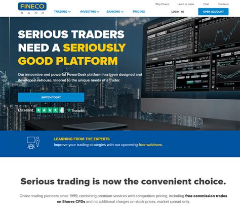 So this may be an option that more seasoned traders may feel comfortable with. Fineco Bank Review 2020: Investments & Trading Platform ...