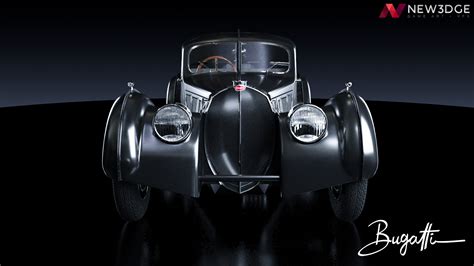 Artstation Bugatti T57 Sc Atlantic 1938 Black