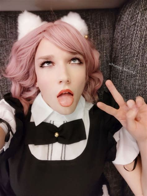 Real Life Ahegao Cat Maid Needs Her Mouth Used R Traps