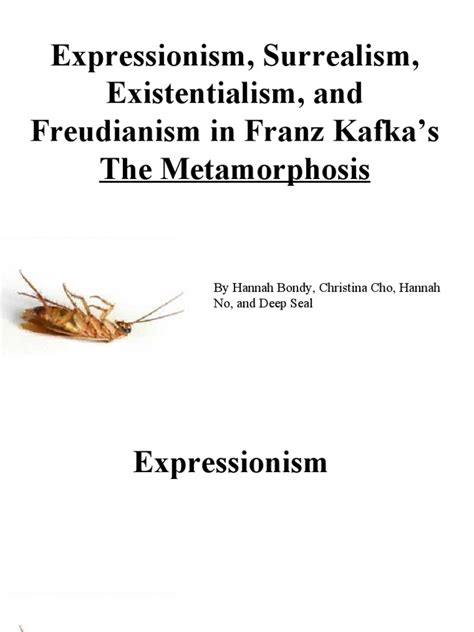 Expressionism Surrealism Existentialism And Freudianism In Franz