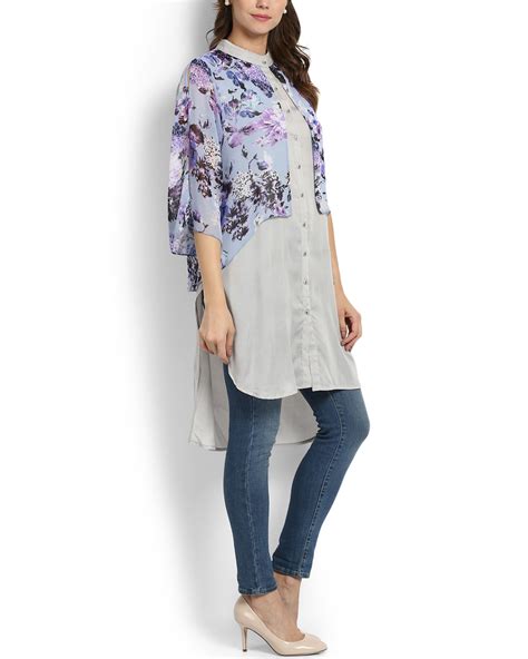 Lilac Layered Tunic By Rsvp The Secret Label