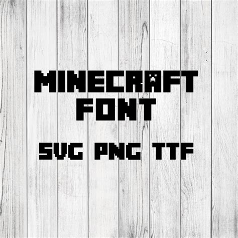 Minecraft And Other Bit Fonts For Retro Fans Hipfonts My Xxx Hot Girl