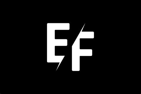 Monogram Ef Logo Grafik Von Greenlines Studios · Creative Fabrica