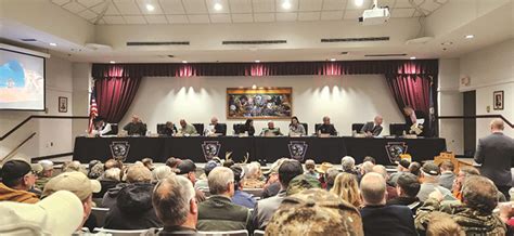 Pennsylvania Hunters Pack Game Commission Meeting Want Change