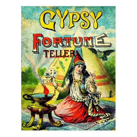 Gypsy Fortune Teller Postcard
