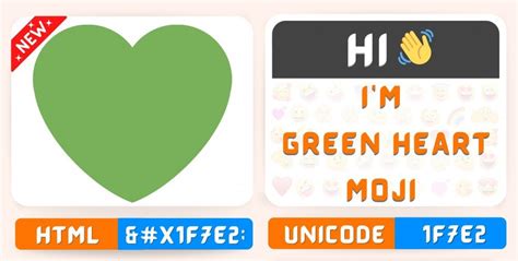 Green Heart Emoji Copy Paste Meaning Unicode