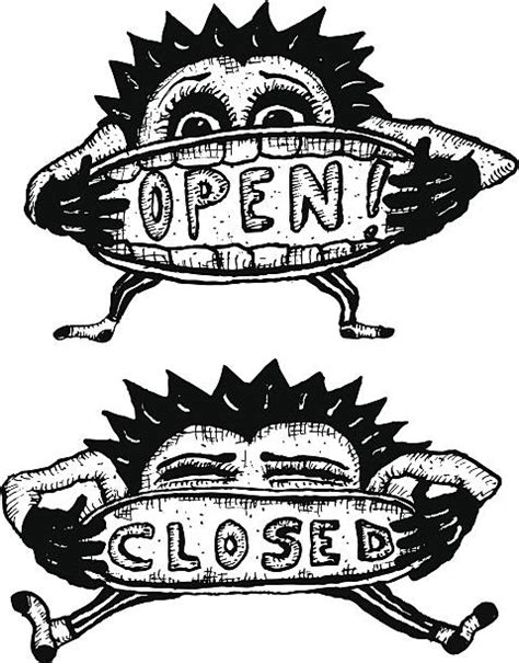 90 Open And Closed Signs For Shops Drawings Stock Photos Pictures
