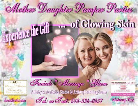 Mother And Daughter Pamper Parties Artistry Crowning Beauty