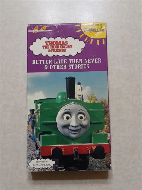 Thomas The Tank Engine Friends Vhs Tape Better Late Than Never Eur