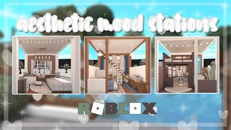 Aesthetic And Cute Mood Stations For You To Use Roblox Bloxburg Youtube