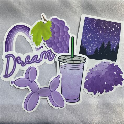 Purple Aesthetic Sticker Ideas