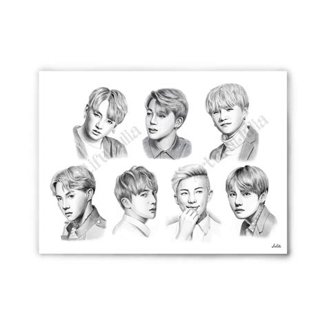 Aggregate More Than 72 Bts Art Drawing Super Hot Vn