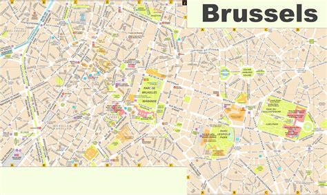 Carte De Bruxelles Plusieurs Cartes De La Ville En Belgique