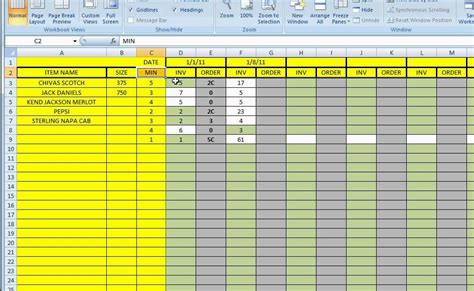 Excel Spreadsheet For Inventory Control Check More At Onlyagame