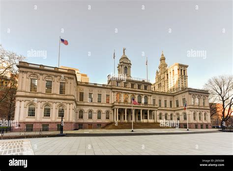 New York City Hall The Seat Of New York City Government Located At