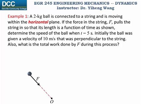 Dynamics Lecture 22 Angular Impulse And Momentum Youtube