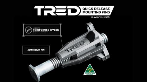 Tred Quick Release Mounting Pins Youtube