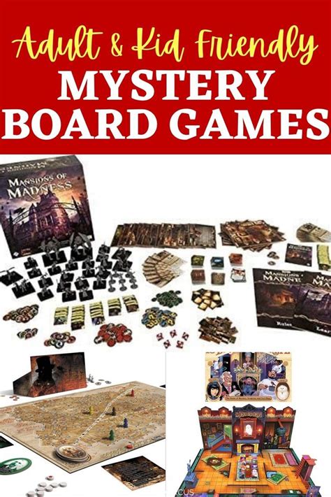 Best Mystery Board Games For Adults Mystery Board Games Board Games