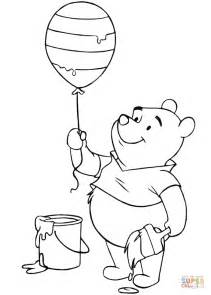No one wants a skunk. Winnie the Pooh with Easter Balloon coloring page | Free ...