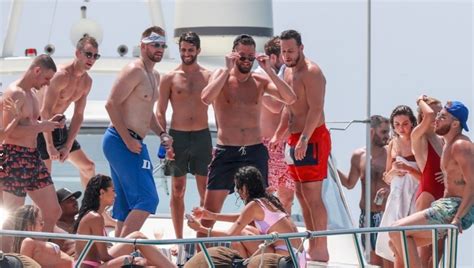 Blake Griffin And Chandler Parsons Throw A Yacht Party In Ibiza