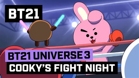 Bt21 Universe 3 Animation Ep03 Cookys Fight Night Youtube
