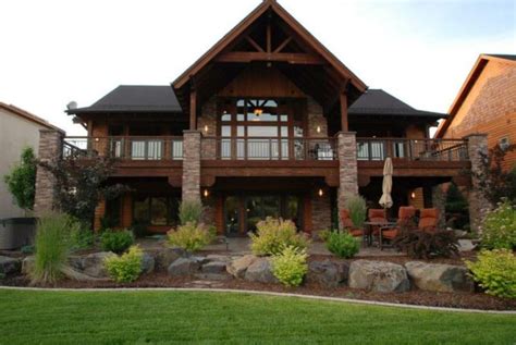 Rustic Mountain House Plans With Walkout Basement This Provides Extra
