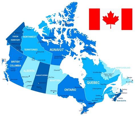 Cirujano Oto O Cocinar Una Comida Ciudades De Canada Mapa Decoraci N
