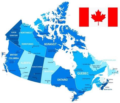 cirujano otoño cocinar una comida ciudades de canada mapa Decoración