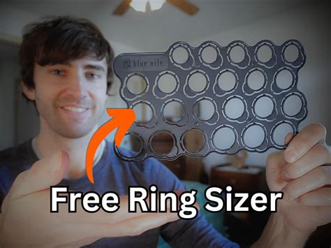 How To Determine Your Ring Size With The Blue Nile Ring Sizer The