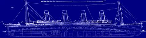 Titanic Blueprint Section Titanics End Pinterest