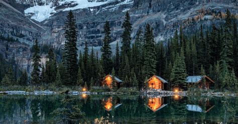 The Iconic Lake Ohara Lodge In British Columbia Uses Bio Based Eco Gel