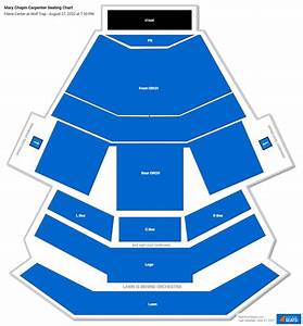 Filene Center At Wolf Trap Seating Chart Rateyourseats Com