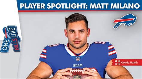 Buffalo Bills Matt Milano One Bills Live Player Spotlight Youtube